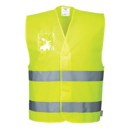   Portwest Jól láthatósági mellény - azonosítókártya tartóval