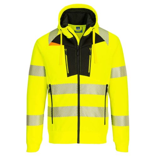 Portwest DX4 Hi-Vis cipzáras pulóver