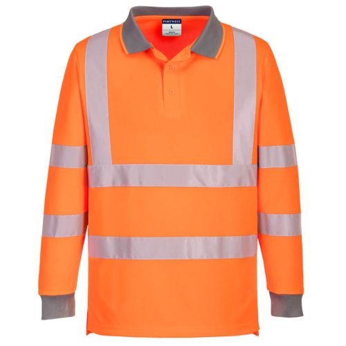 Portwest Eco Hi-Vis L/S Polo  (6 db)