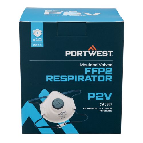Portwest Formázott FFP2 szelepes maszk (10 db)