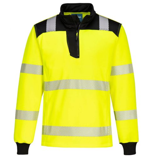 Portwest PW3 Hi-Vis 1/4 Zip melegítőfelső