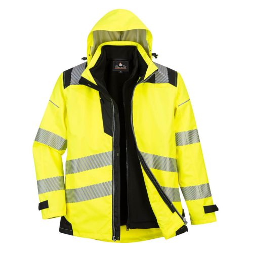 Portwest PW3 Hi-Vis 3-in-1 kabát