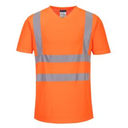 Portwest V-nyakú pólóing hálós panelekkel