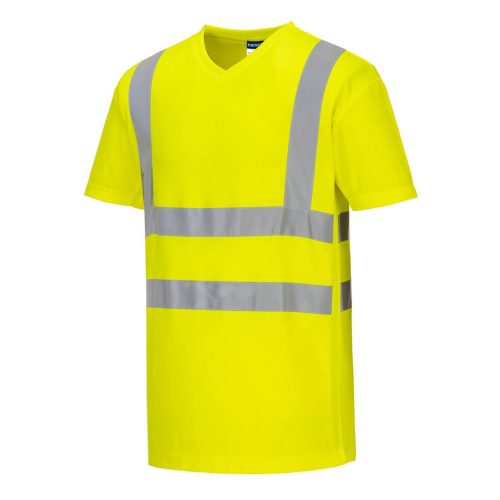Portwest V-nyakú pólóing hálós panelekkel
